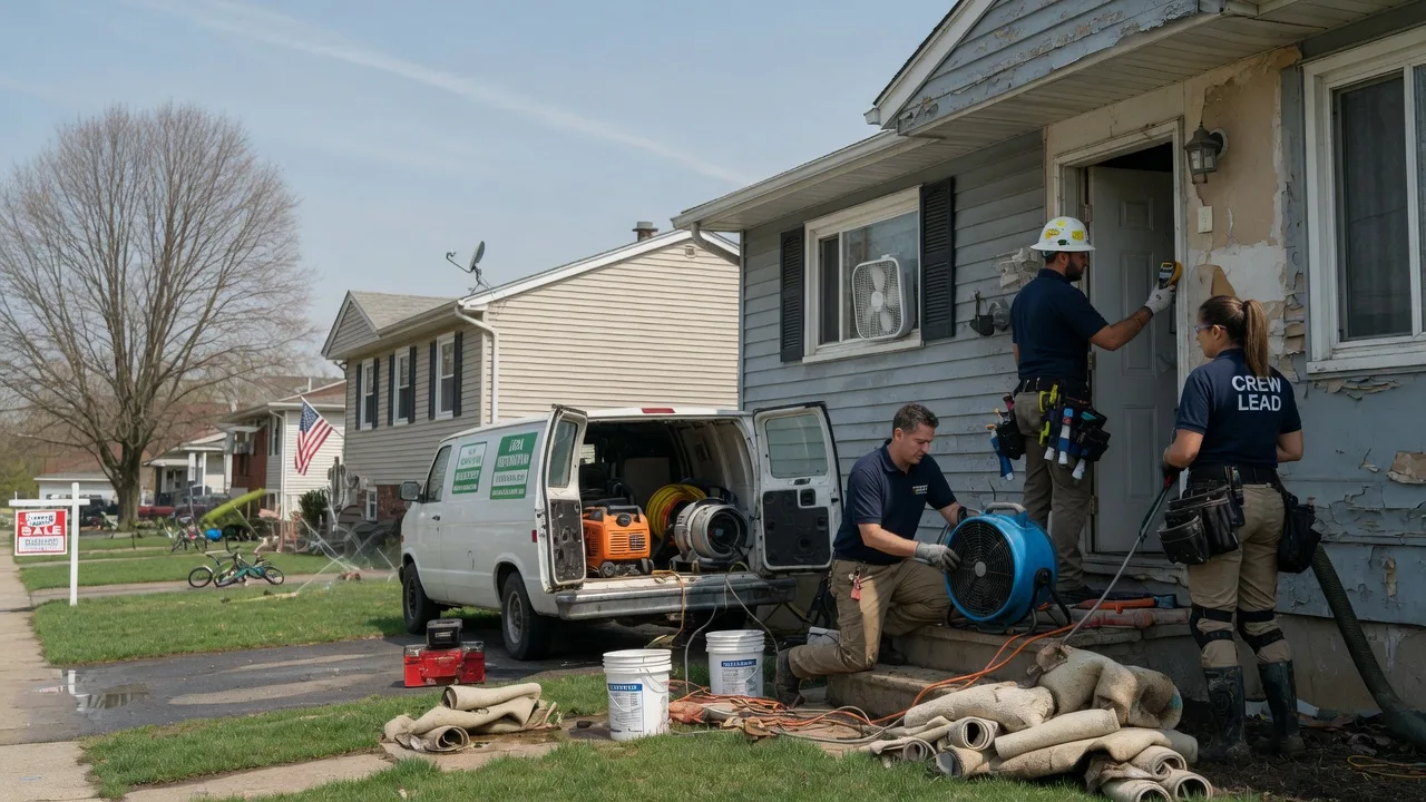 Flood Cleanup in Darien Center, NY near me